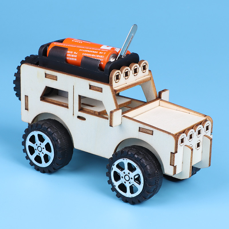 科技小制作diy新品创意科学实验小学生发明高性能电动吉普越野车