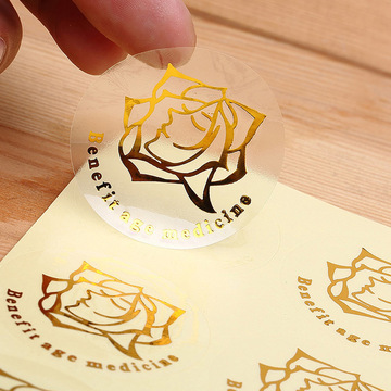 免费设计pvc不干胶标签定制彩色商标logo贴纸定制透明不干胶印刷