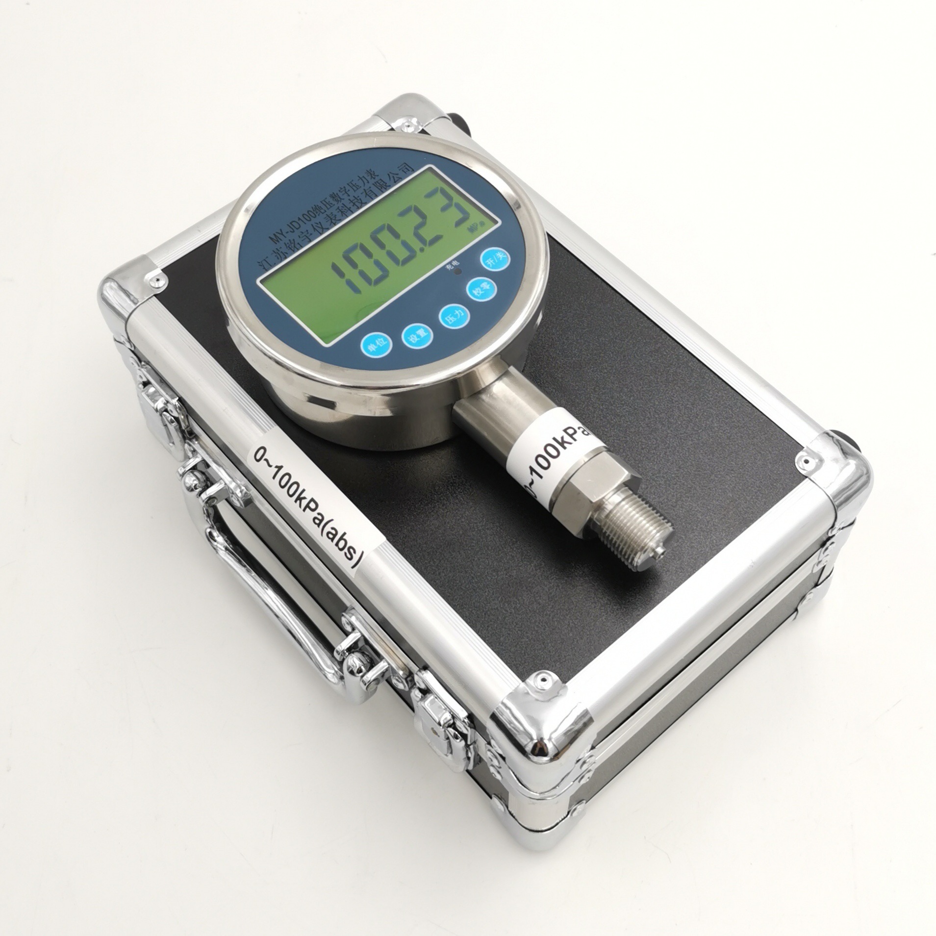绝压数字压力表绝压数显真空压力计电子式标准表大气压精密数字表