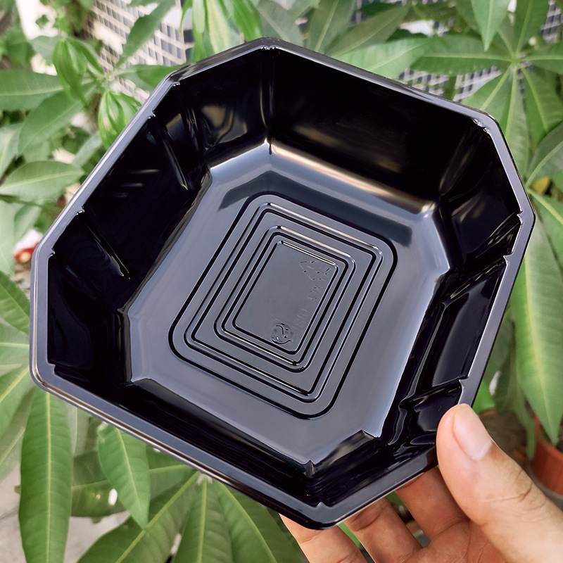 现货一次性透明果蔬盒 500g八角盒1斤装pet透明塑料吸塑鲜果切盒