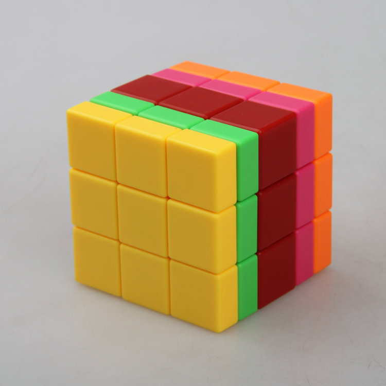 【铭浩之335 337魔方彩色】c4u 全功能不等阶 三三七彩色混装魔方
