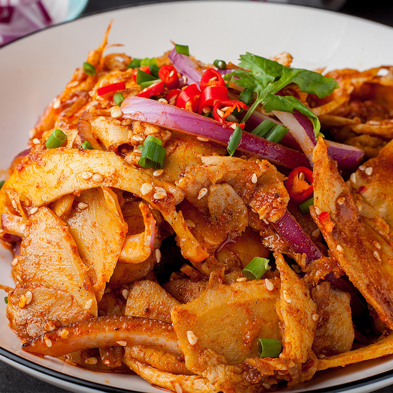 牛板筋250g凉拌菜即食 酒店饭店特色半成品菜冷盘自拌凉菜酒吧ktv