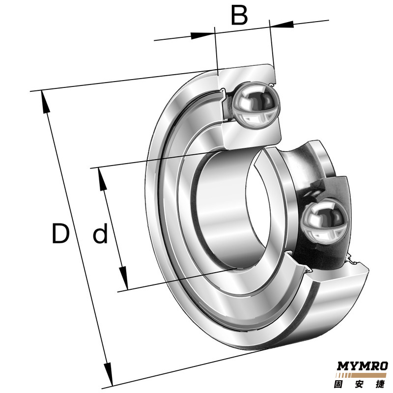 fag 单列深沟球轴承 带防尘盖型 6219-z-c3『固安捷』