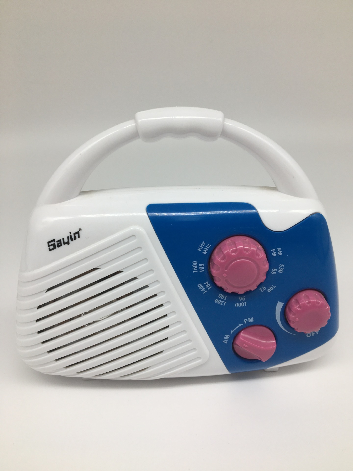 亚马逊新款防水大喇叭收音机便携式防水浴室悬挂式日本救灾收音机