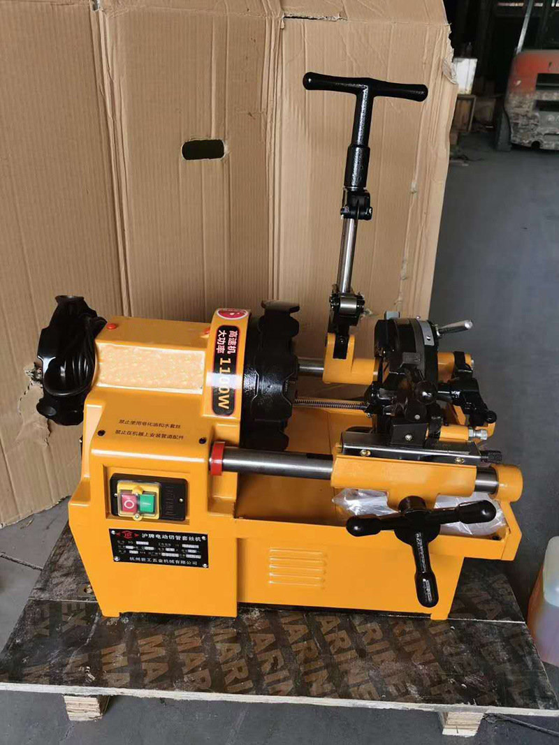 电动台式套丝切管机小型110v电动镀锌管套丝机不锈钢管车丝机