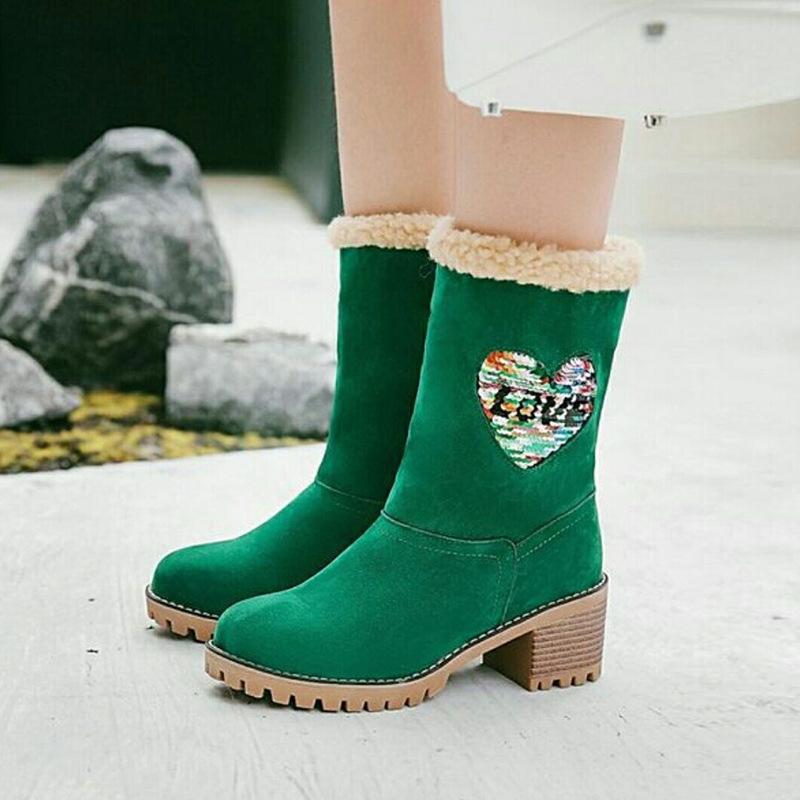 雪地靴爱心靴