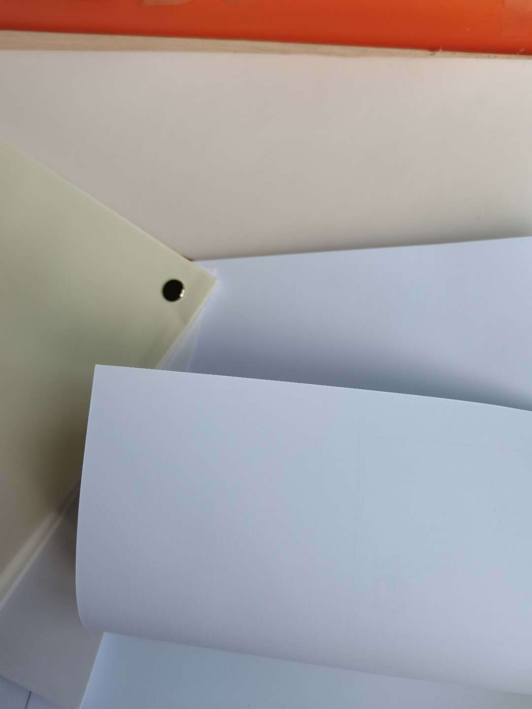 白卡纸单张横向效果