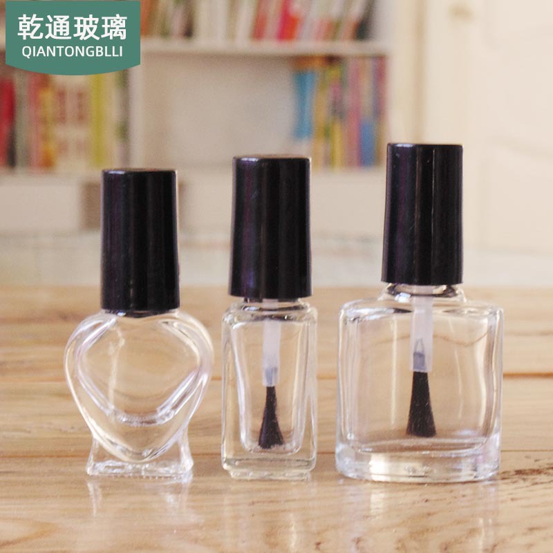 批发新款指甲油瓶子5ml10ml15ml方形蒙砂电镀玻璃空瓶分装瓶-阿里巴巴
