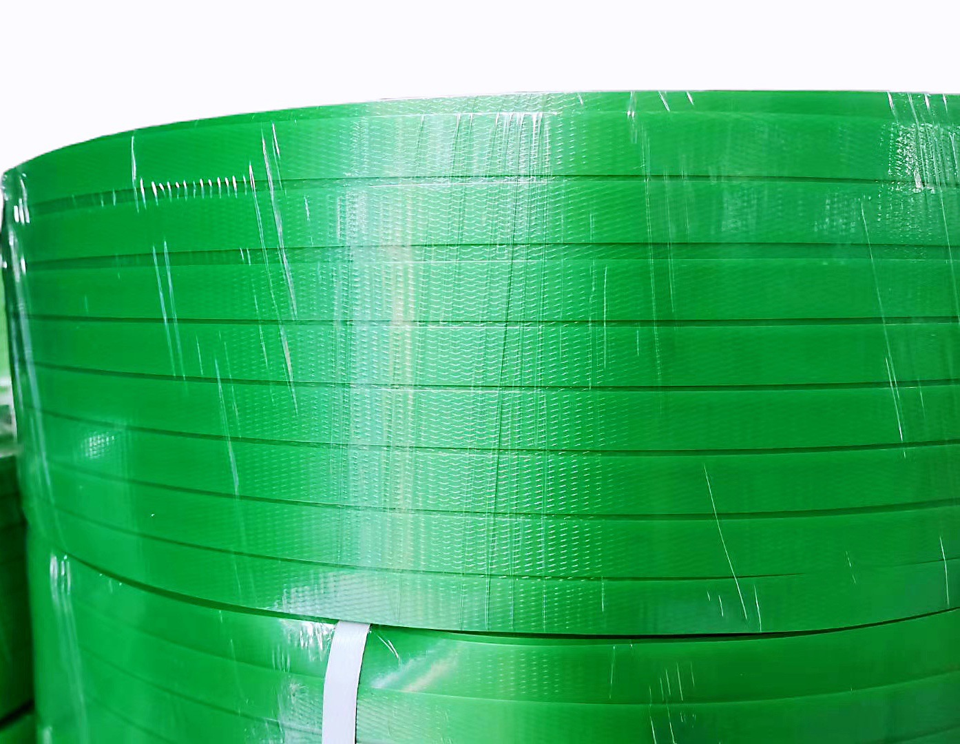 厂家供应pet透明快递塑料塑钢打包带1610绿色热熔手工塑钢带现货