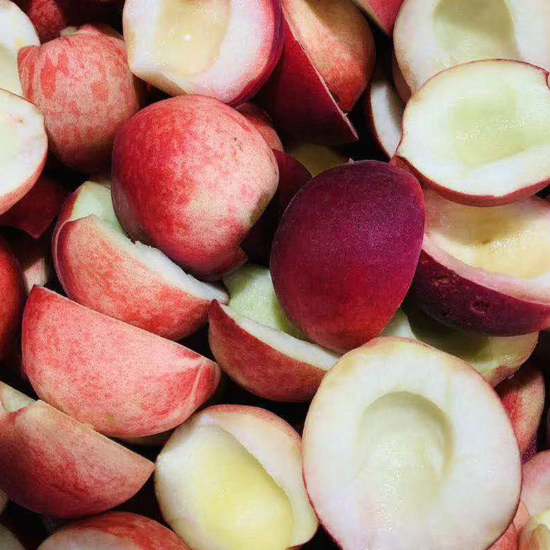 速冻水蜜桃 冷冻水蜜桃肉 春雪水蜜桃瓣 果汁果酱烘焙原料 工厂