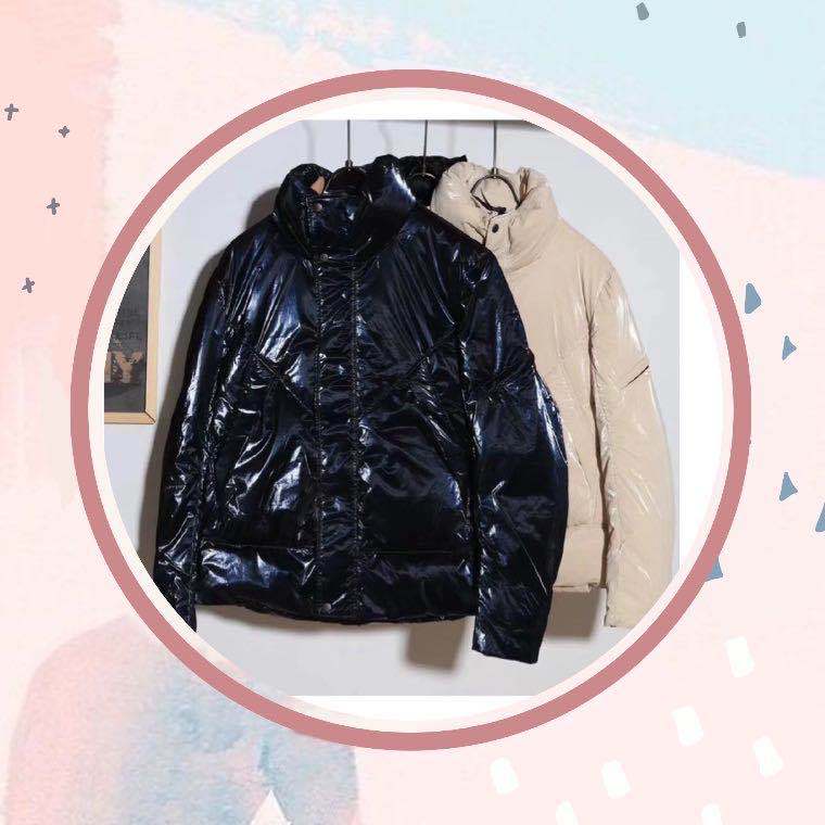 现货供应45色 鲨鱼皮面料离型纸工艺更具时髦感 适用于潮感羽绒服