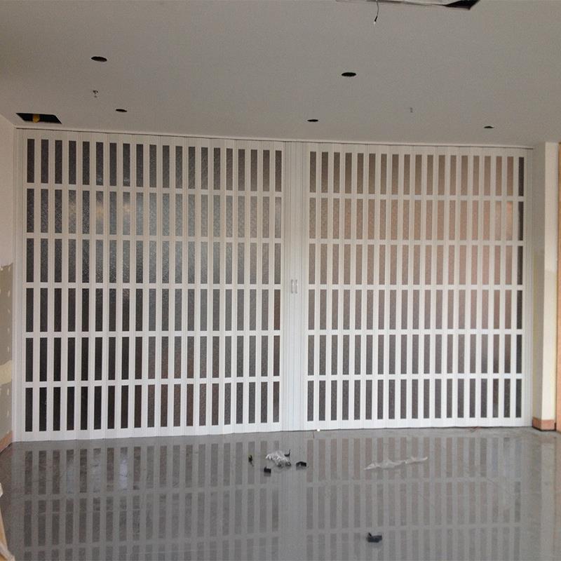 铝合金折叠门推拉门隐形无下轨阳台室内开放式厨房客厅伸缩隔断