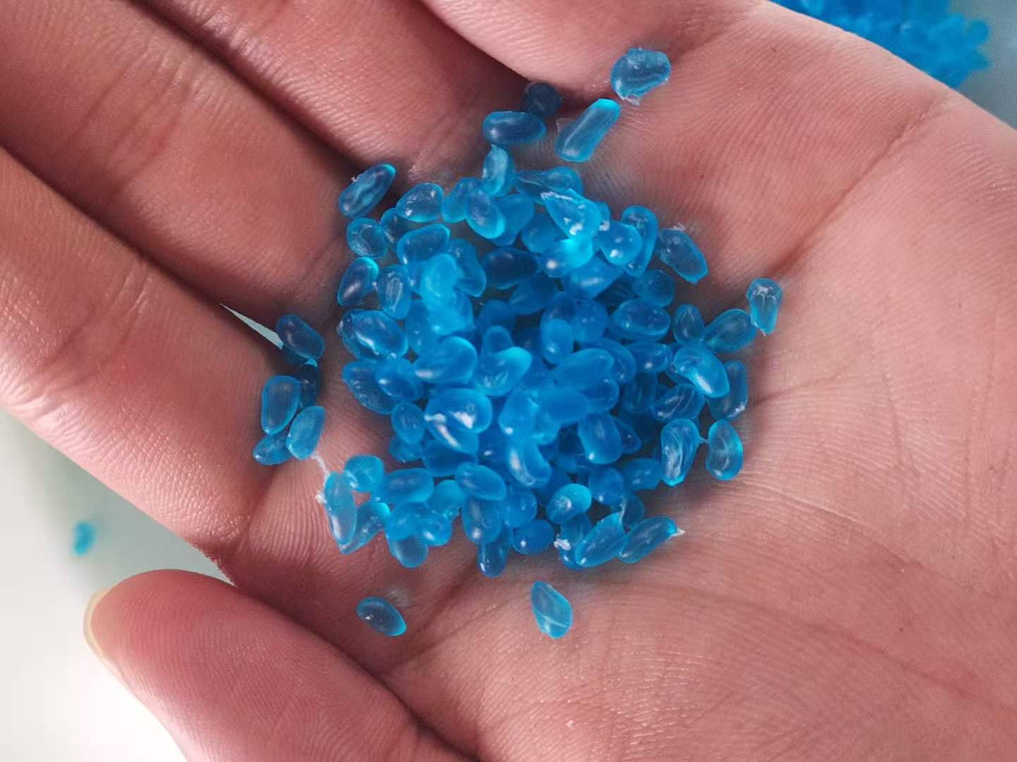 厂家批发凝胶坐垫tpe料 原料软胶汽车凝胶坐垫 饱满 蓝色 弹性好