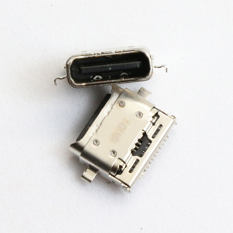 充电接口24针反向手机尾插type c母座尾插适用于华为p9充电尾插