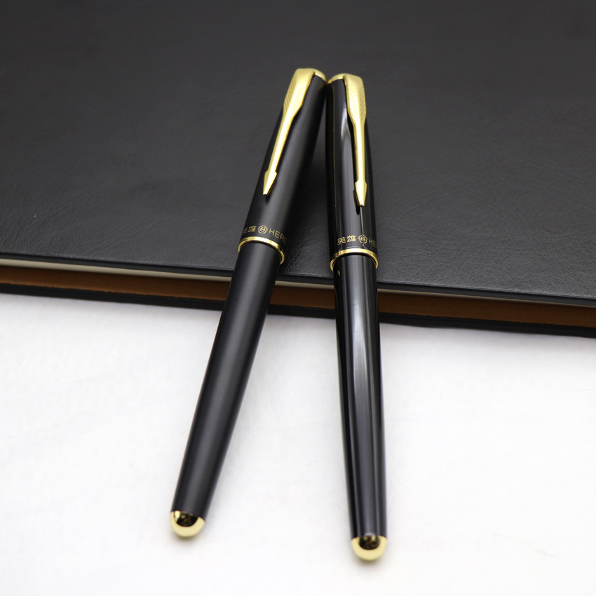 英雄5020铱金钢笔学生商务练字钢笔墨水礼品笔套装钢笔定logo