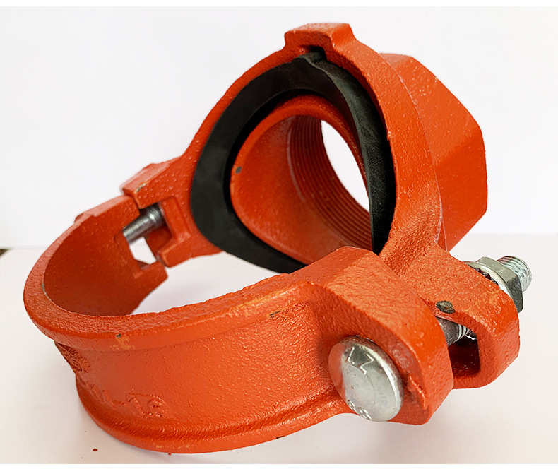 丝接机械三通消防沟槽管件沟槽机三螺纹式机械三通开孔三通小口径