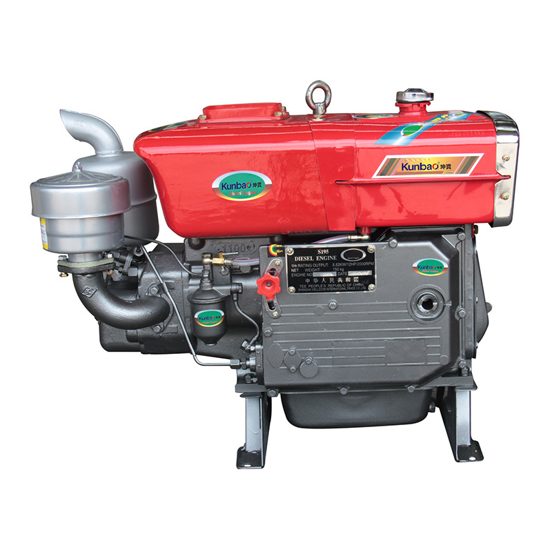 kunbao牌zs195水冷常州柴油机单缸水冷13马力农机动力拖拉机动力