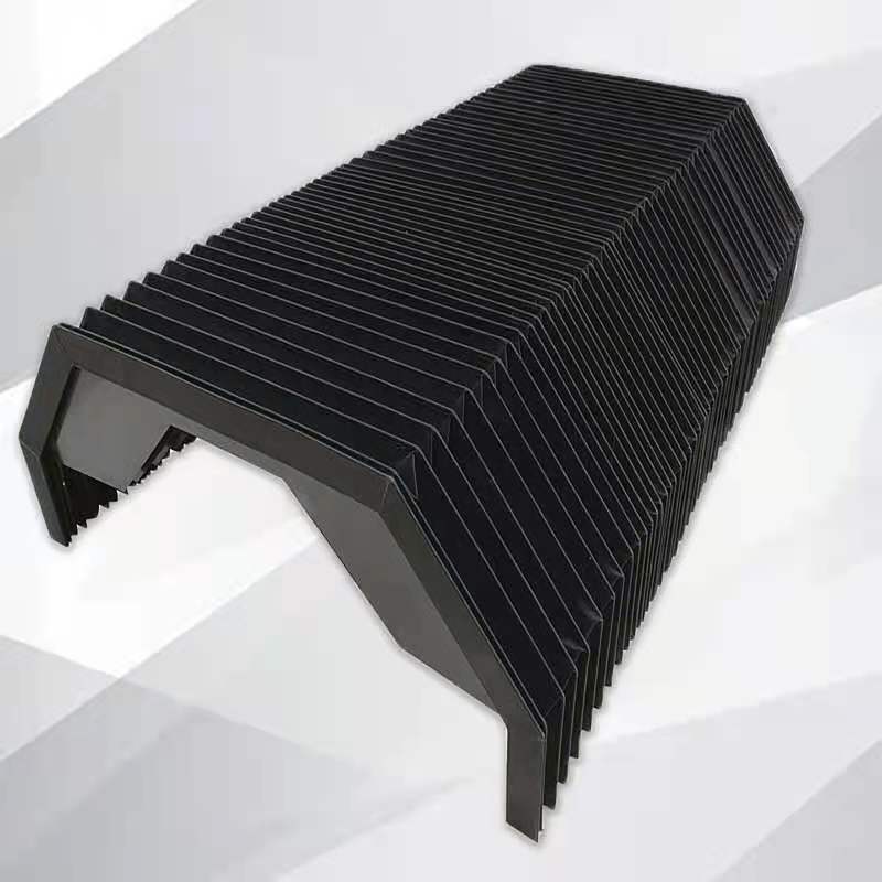 激光切割机防护罩机床柔性伸缩导轨风琴罩耐高温防阻燃风琴防护罩