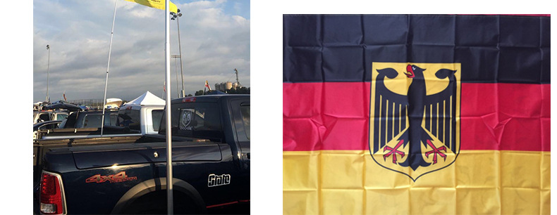 90*150cm德国老鹰旗germany flag 黑红黄横长条国旗带铜扣旗帜