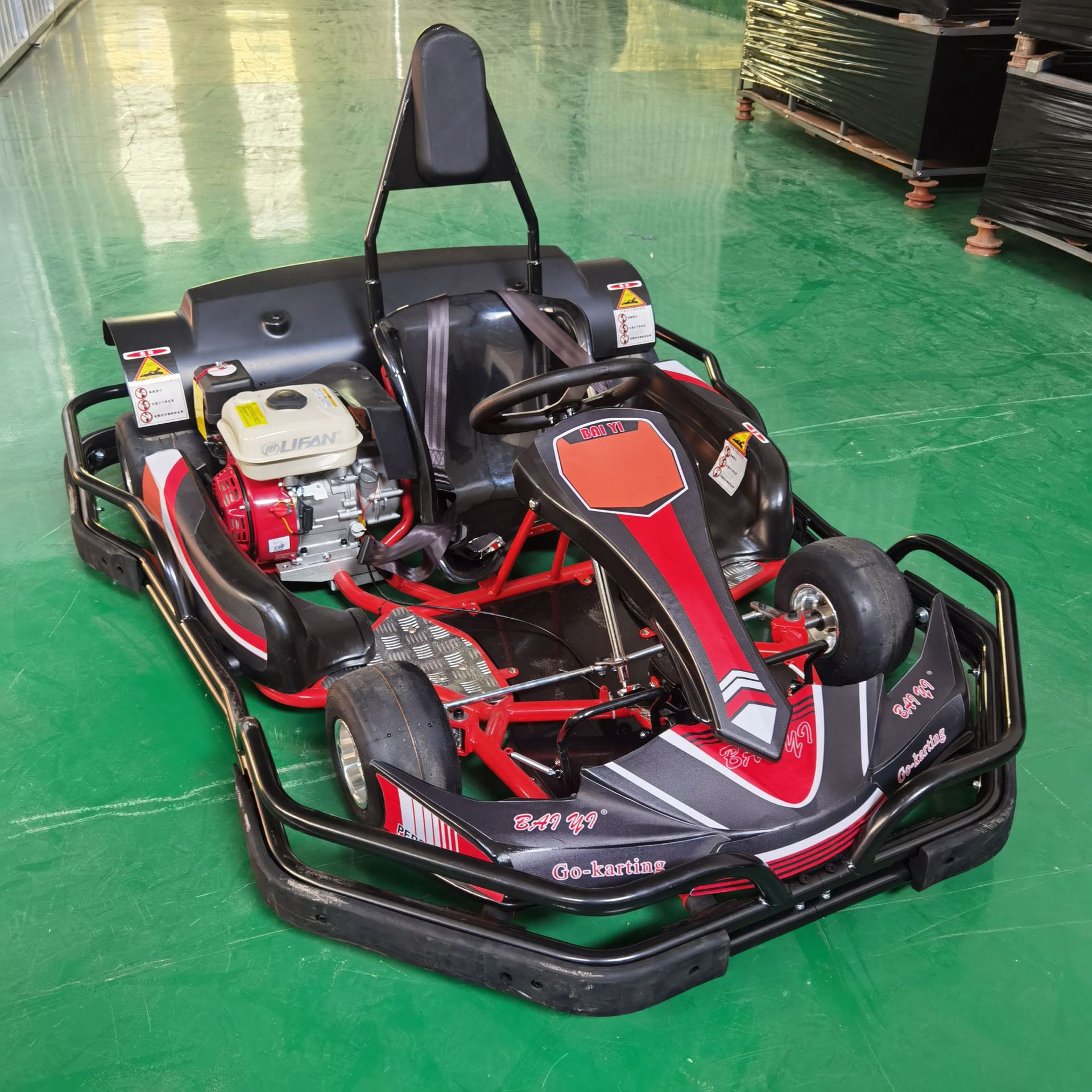 汽油赛道卡丁车 场地竞技型卡丁车 单人双人座