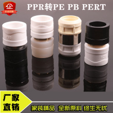 PPR转pe转换接头 转换活接 ppr转PB PERT转换接头ppr转pert接头20