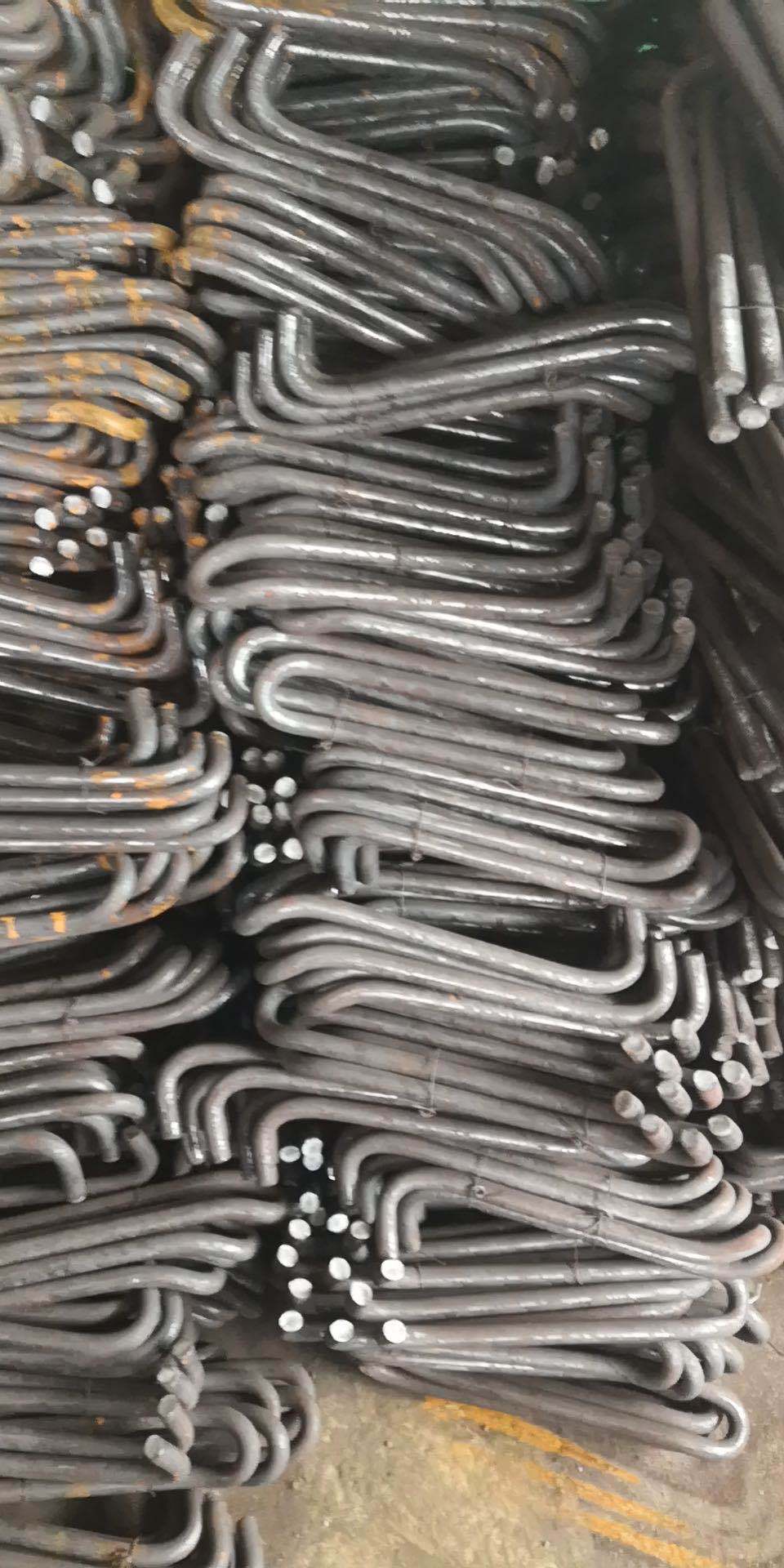 现货供应u型螺栓预埋件抱箍工字钢悬挑梁固定螺栓预埋件可定做