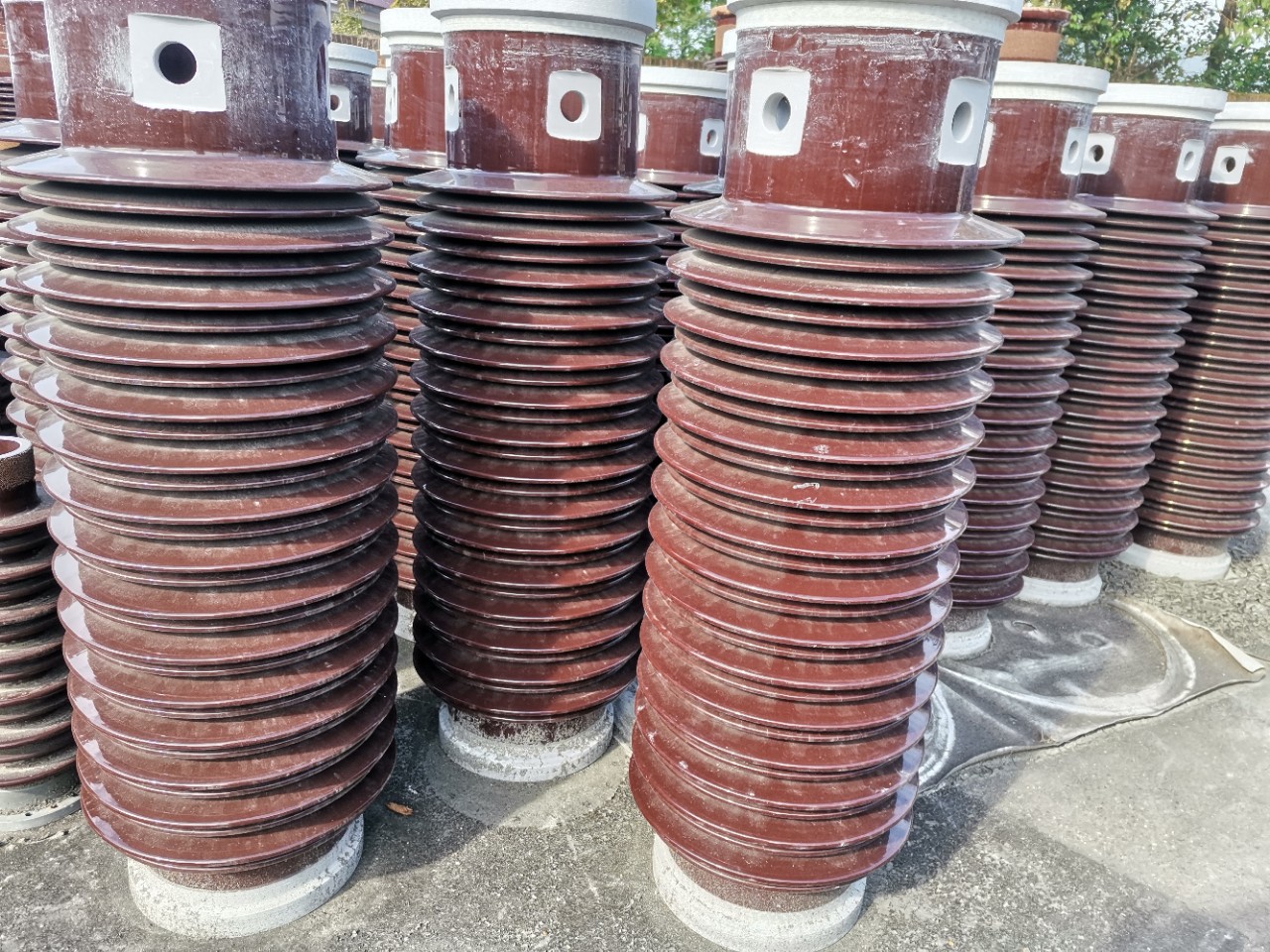 高压电力电瓷电气陶瓷除尘器环保电捕焦油器电容器高铝绝缘套管