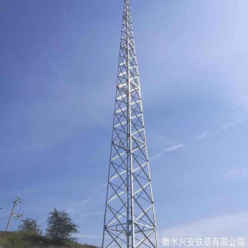 多种规格 钢结构供应 立杆热镀锌 三角防雷塔四柱塔拉线塔 可定制