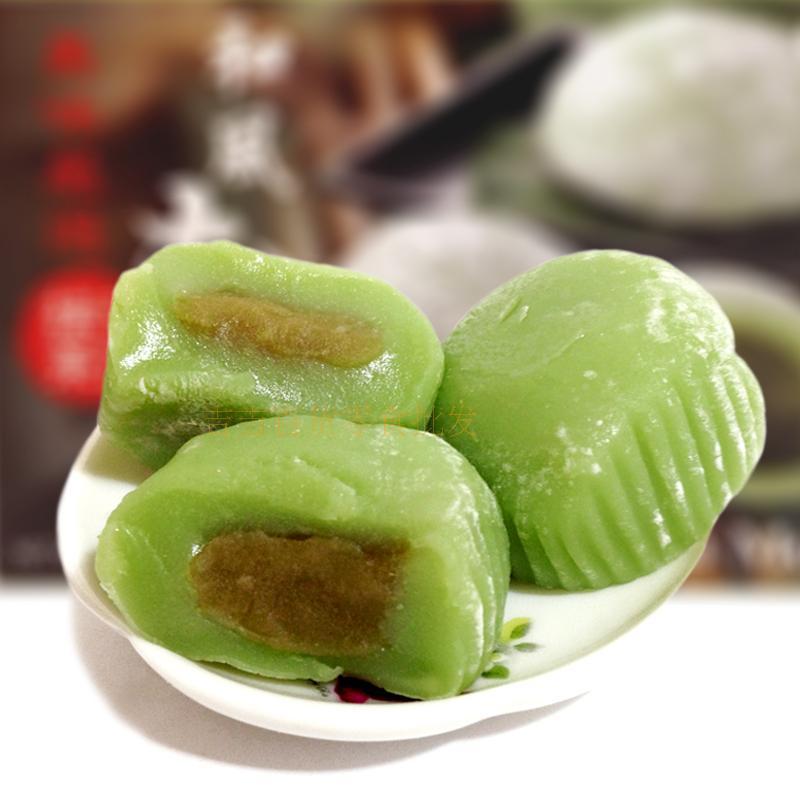 进口产品 糕点 台湾皇族台式和风抹茶麻糬糯米糕210g 24盒一箱