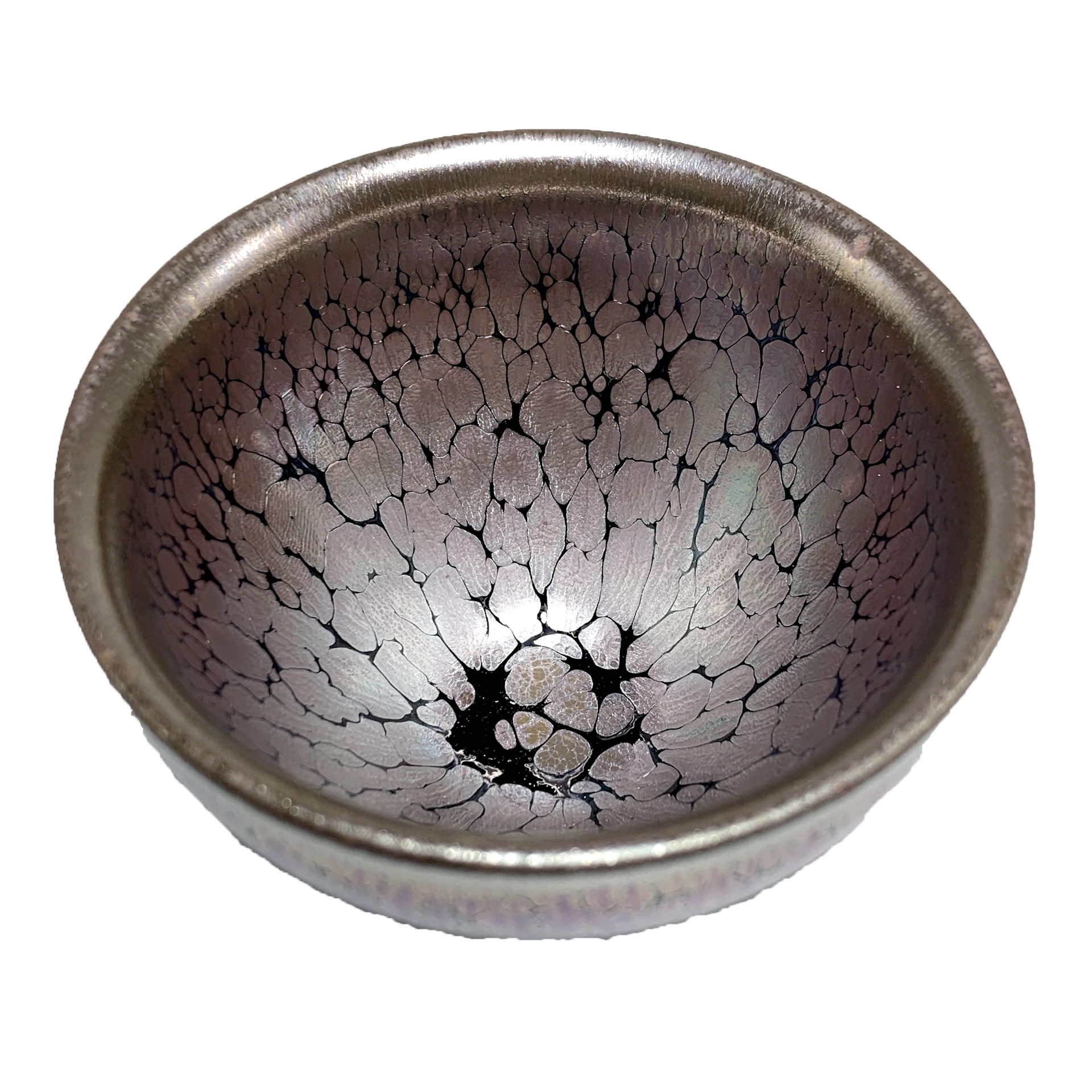 建阳建盏油滴盏落樱杯束口建盏茶杯主人杯建盏品茗杯水吉建盏批发