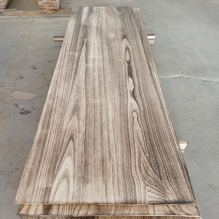 工厂销售泡桐木碳化拼板实木板颜色尺寸可定制一手货源实木厂家