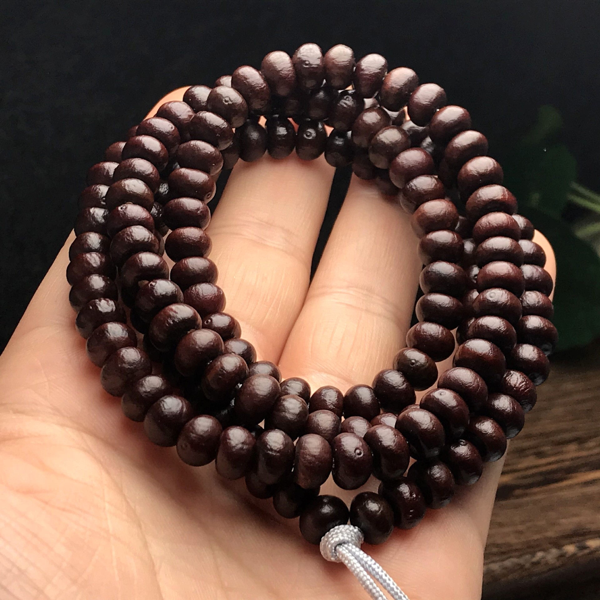 厂家批发无缺口紫金钵盂菩提子 108颗金碗莲花座菩提佛珠