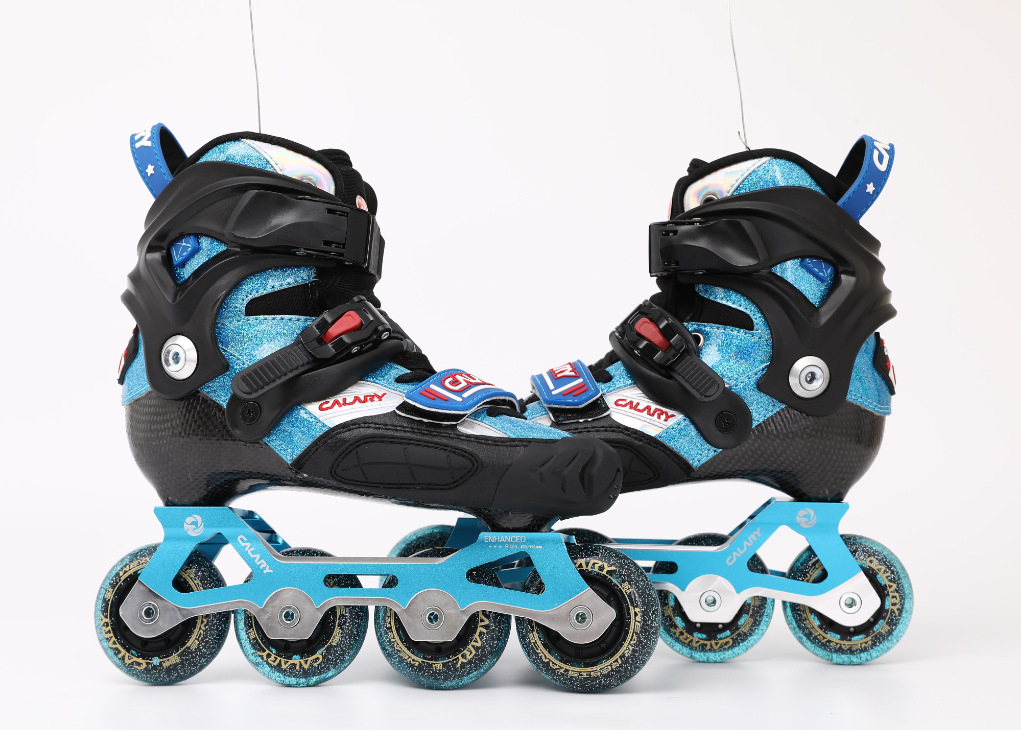 凯乐锐轮滑儿童专业平花滑鞋花式技巧竞技轮滑鞋平花鞋