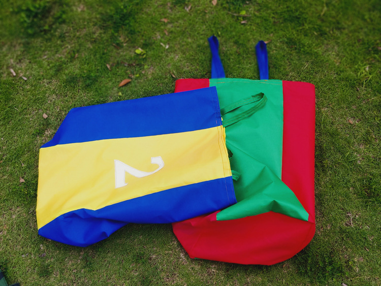 幼儿园亲子活动儿童跳袋双层加厚成人感统教具拉手袋袋鼠跳跳袋