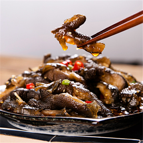 玉湖龙藤椒黑鸡爪250g/袋 藤椒味去骨鸡脚(含料包)酒店宴席半成品