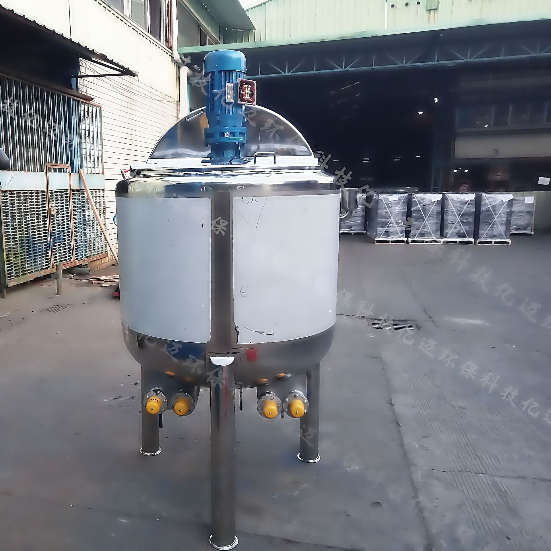 源头产地不锈钢立式不锈钢涂料搅拌罐 印染涂料高速拌料机