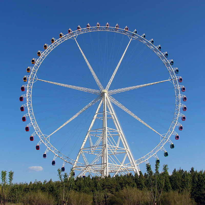 景区网红秋千 无动力摩天轮转转吊椅 户外多人旋转电动摩天轮061500