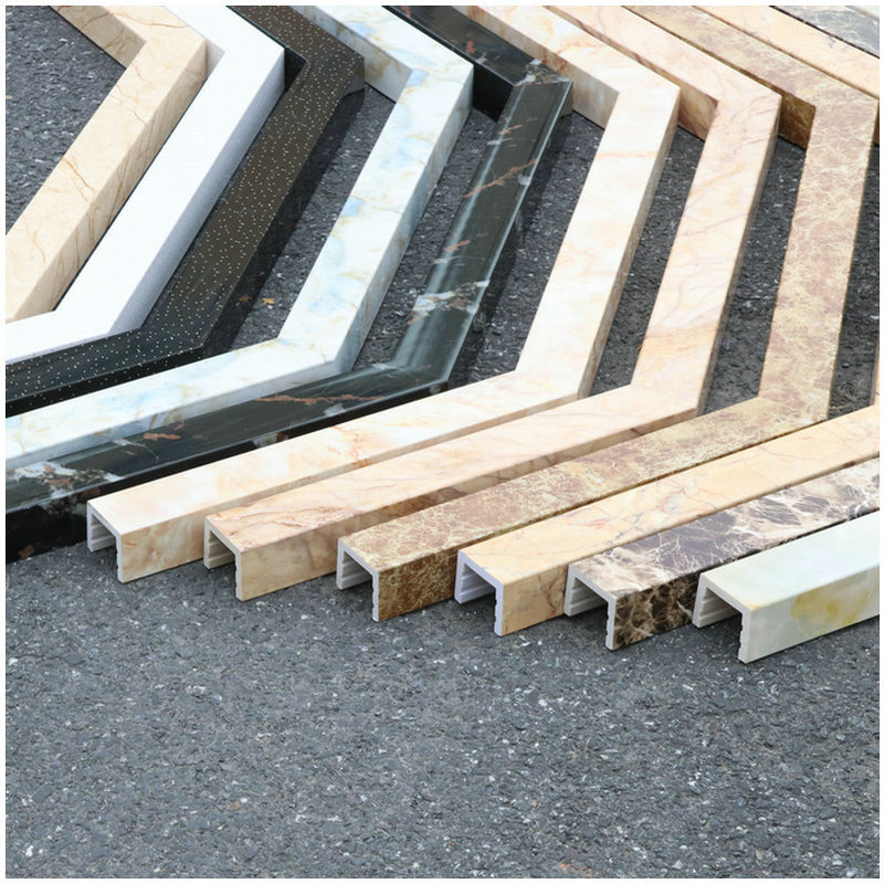 钻石形水条仿大理石纹挡水条 简易淋浴房洗澡间厂家批发