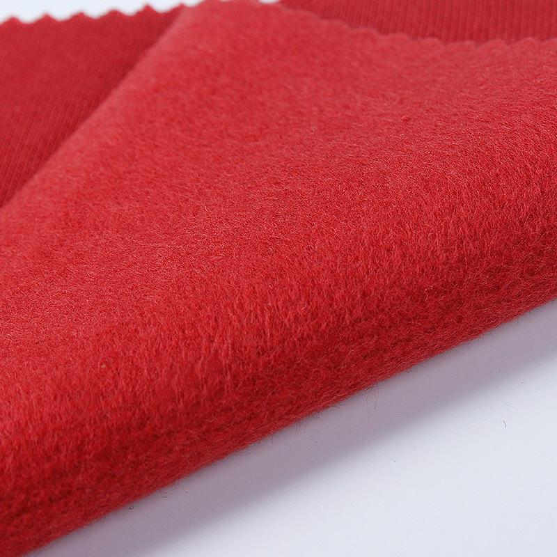 现货360g米兰卫衣绒 纯棉抓绒真卫衣男女服装针织面料 休闲服布料