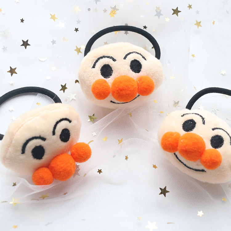 日系卡通可爱秋冬毛绒发圈公仔发饰品头绳皮筋胶圈韩版高马尾头绳