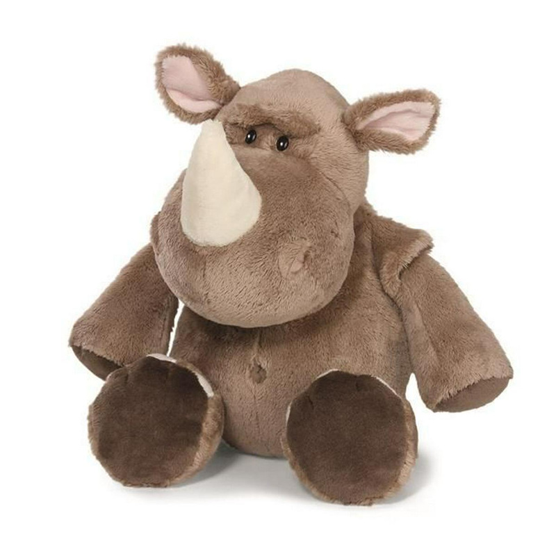 定制创意坐姿犀牛毛绒玩具 仿真犀牛毛绒公仔玩偶 来图可定制
