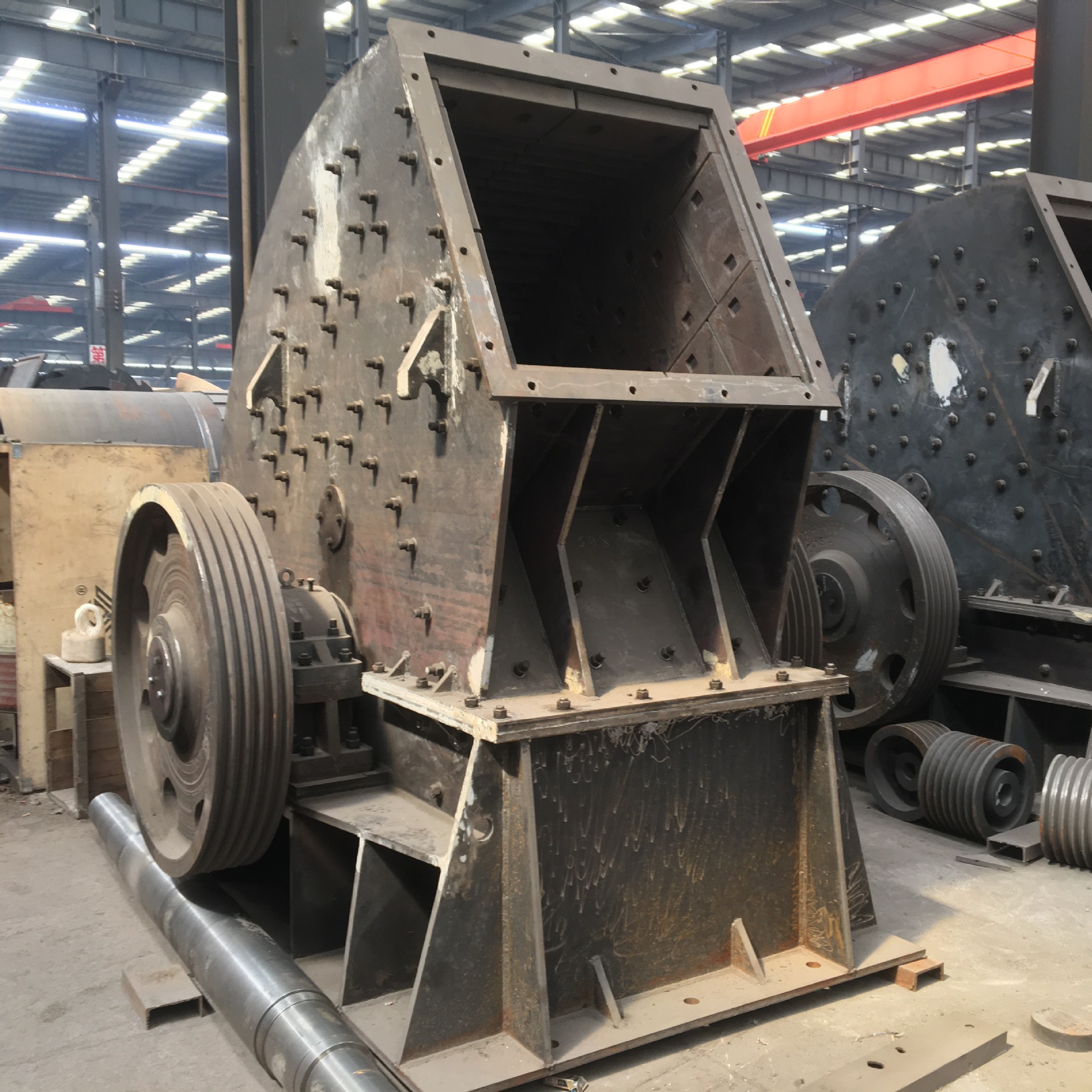 石子破碎制砂生产线 花岗岩石料破碎制砂生产线 移动碎石制砂设备