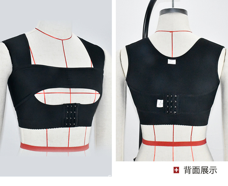 胸部术后假体固定丰胸塑形定型束乳带内衣聚拢胸托束胸衣绷带女
