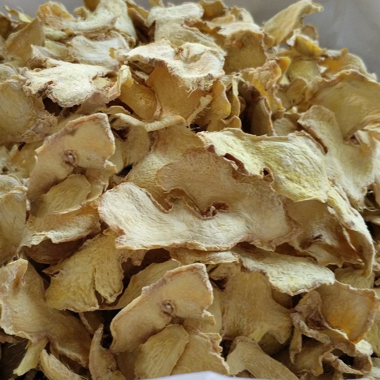 大量批发云南罗平小黄姜 干姜片 干姜粉  食用姜片食用姜粉 250克