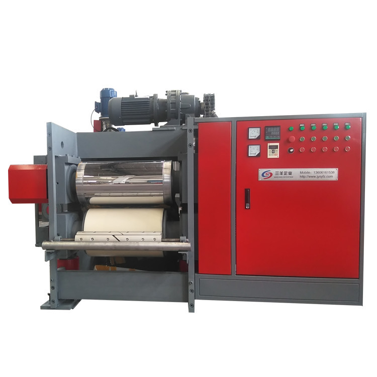 无锡600m小型实验室两辊压光机亮光机贵州云南民族服饰轧光亮布机