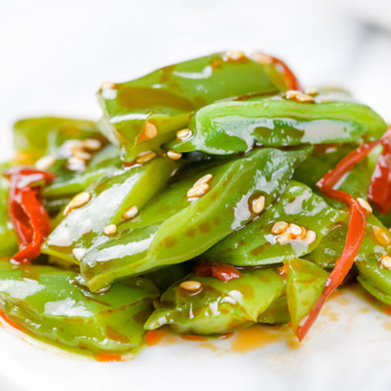 即食大连香辣海白菜梗裙带菜梗香辣凉见包装海菜小咸菜海带400g