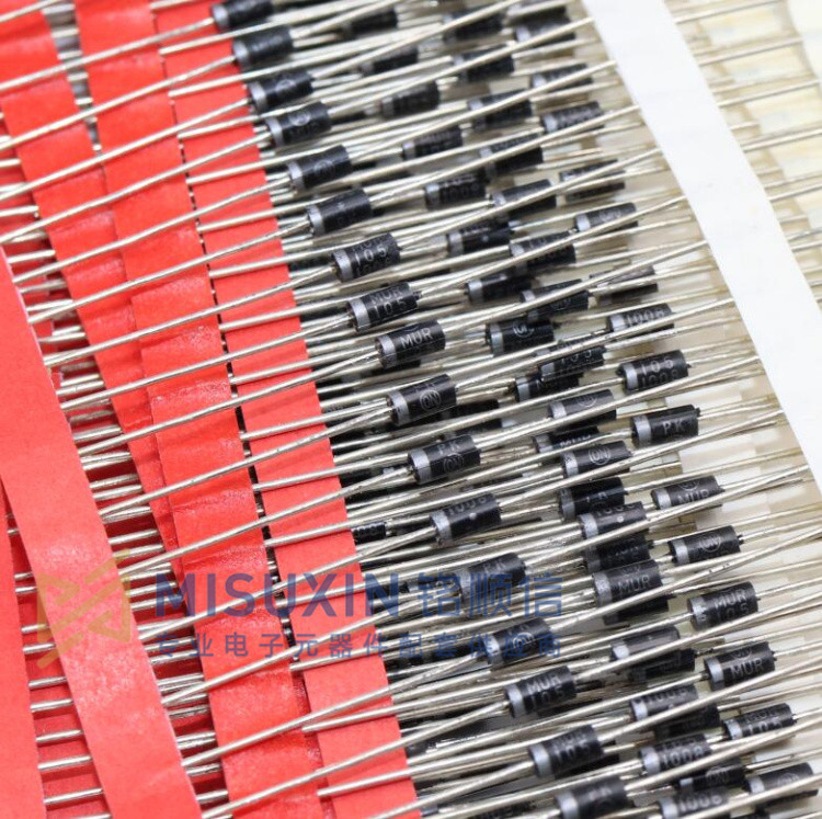 mur105整流二极管do41实物拍摄mur105rlg深圳现货欢迎查询