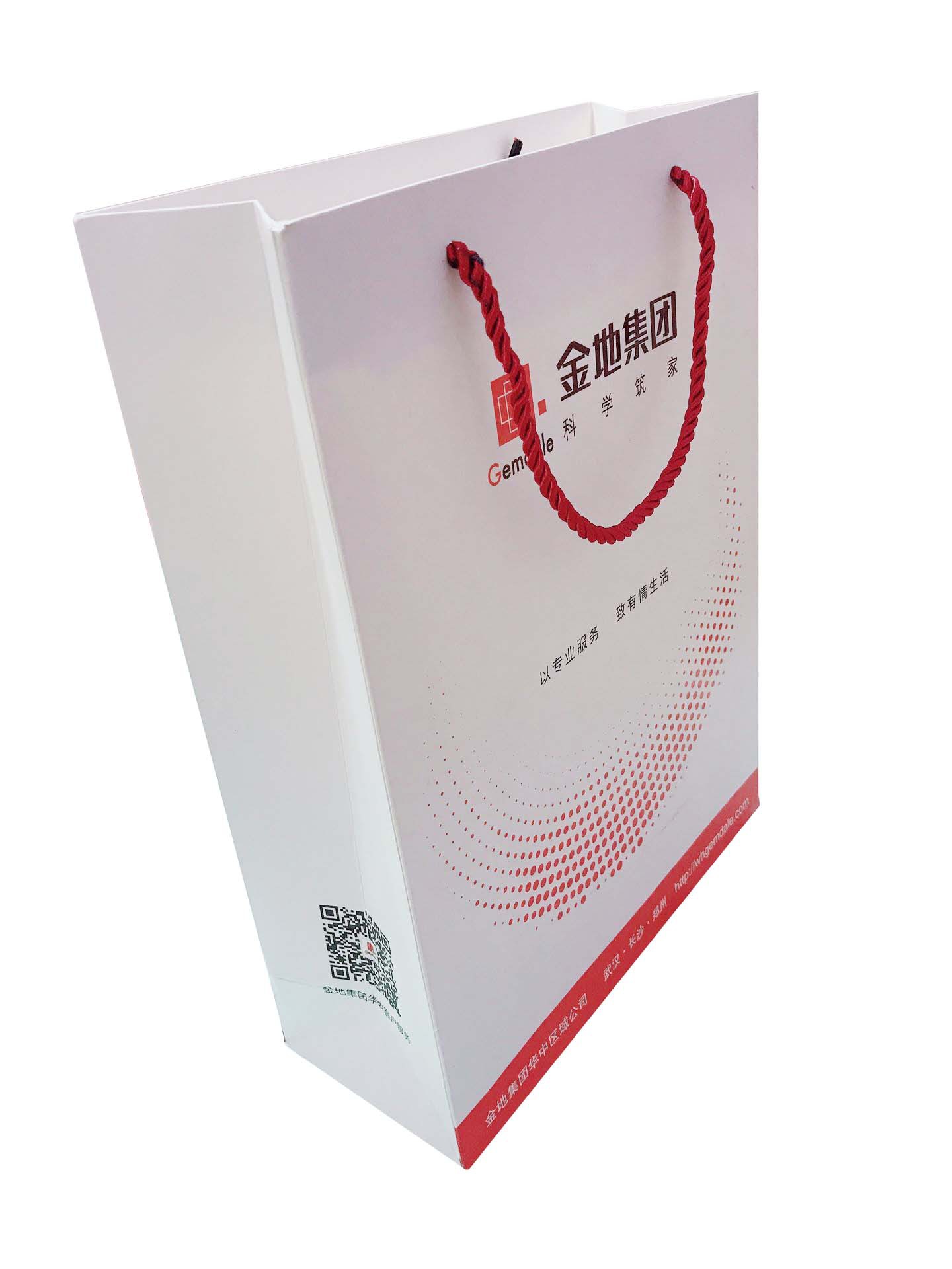 企业白卡纸手提袋 礼品纸袋 服装纸袋 购物手袋logo 彩印