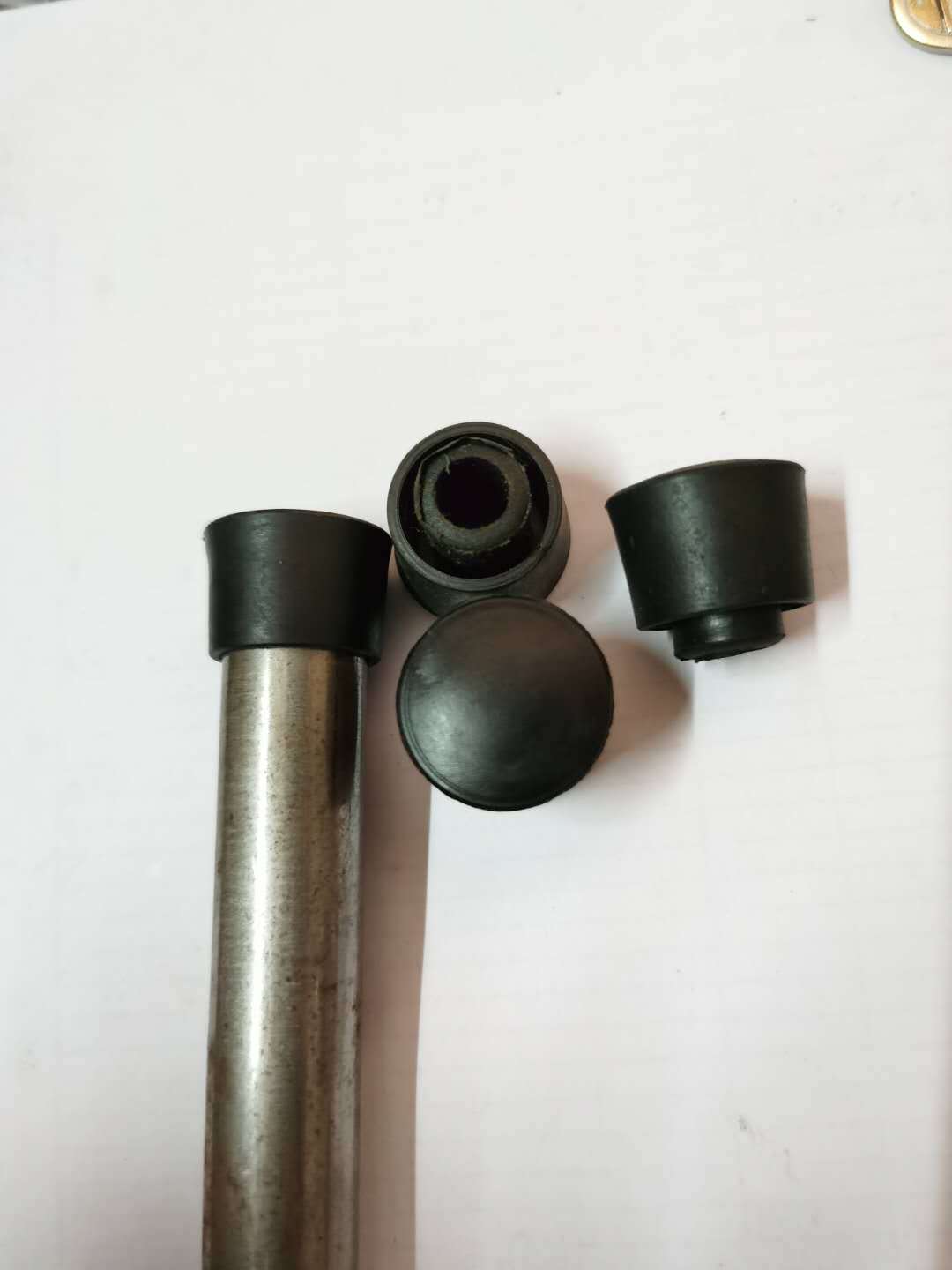 16mm黑色圆形橡胶椅子脚套 保护套 钢管保护套 防刮花地板