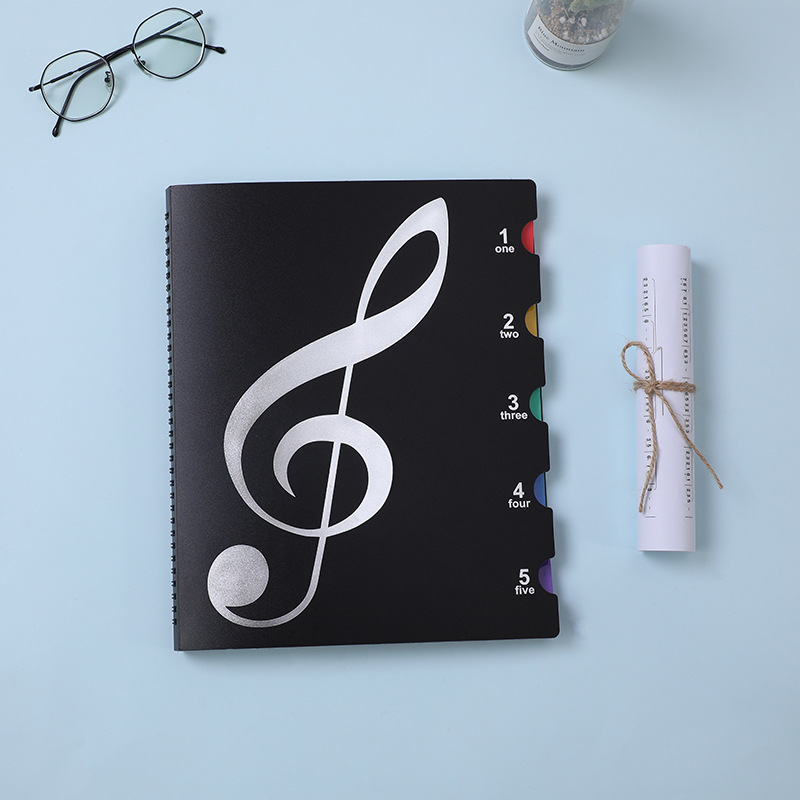 Multi-Function Change Music Folder Folder Color Inner Page Piano Score Music Folder Sub-Can Modify 20 Pages Pregnancy Test Book Sheet Music Folder Music Folder